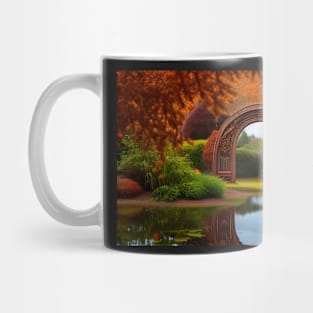 Copper Arch in the Autumn Garden Mug